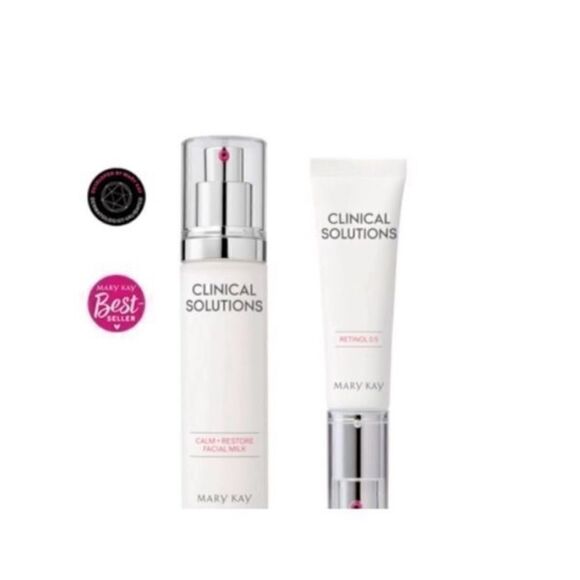Mary Kay Clinical Solutions Set Retinol .5 and Calm Restore Face Milk New in Box - Picture 10 of 11